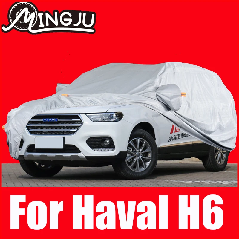 

For Haval H6 2010-2021 Car Covers Waterproof Dust Rain Snow Protection Oxford Cloth Outdoor Full Body Cover Exterior Accessories