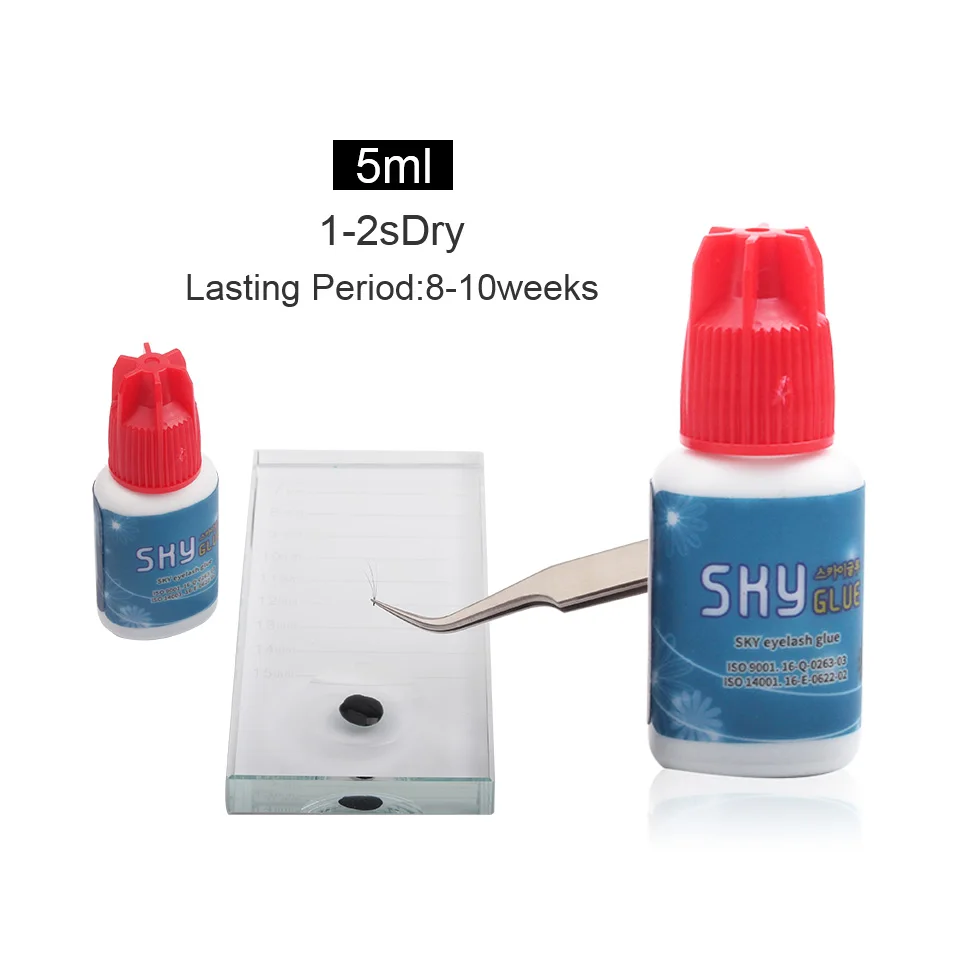 Lady Black/Sky/NC Eyelash Extension Glue Strong Adhesive Fast Drying False Eye Lash Extension Glue Adhesive Retention Makeup