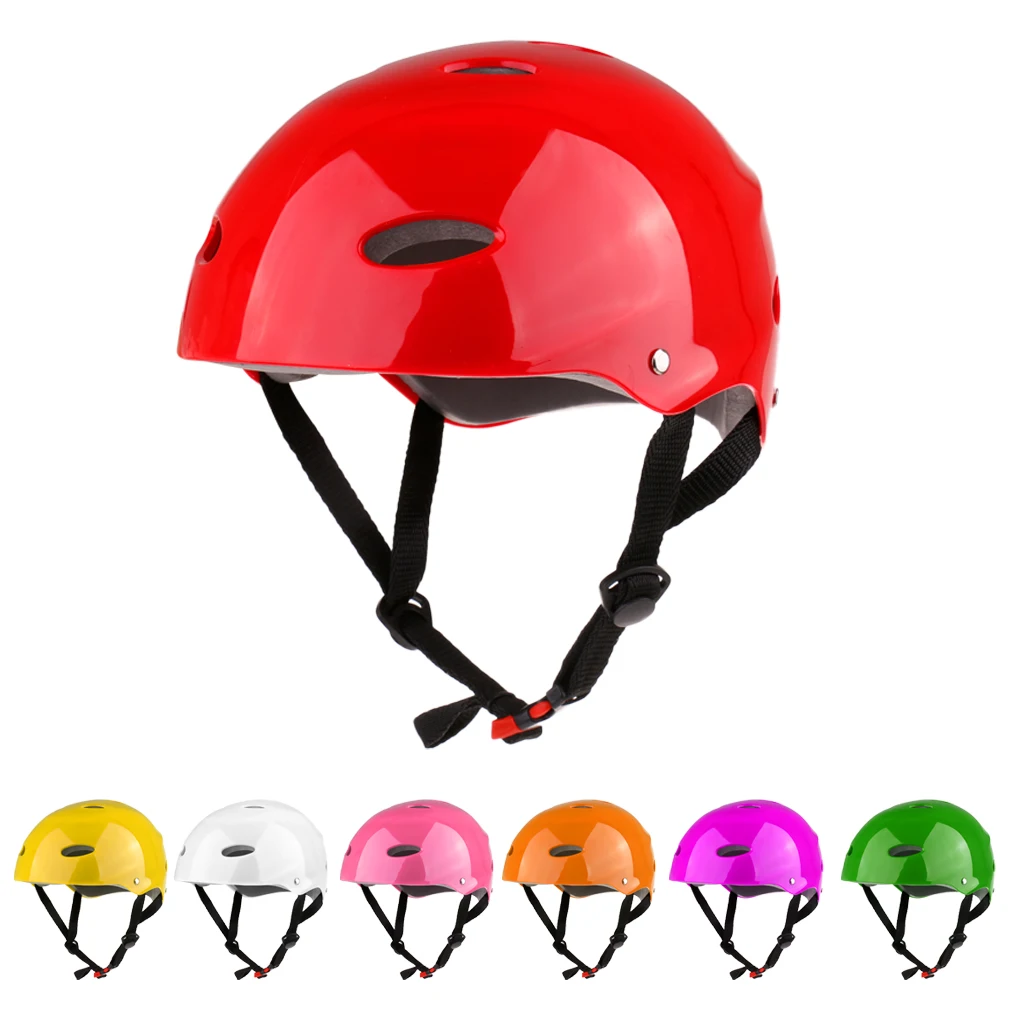 Cappello protettivo colorato regolabile per casco di sicurezza per sport acquatici per wake board Kayak canoa Surf Skate tutte le taglie