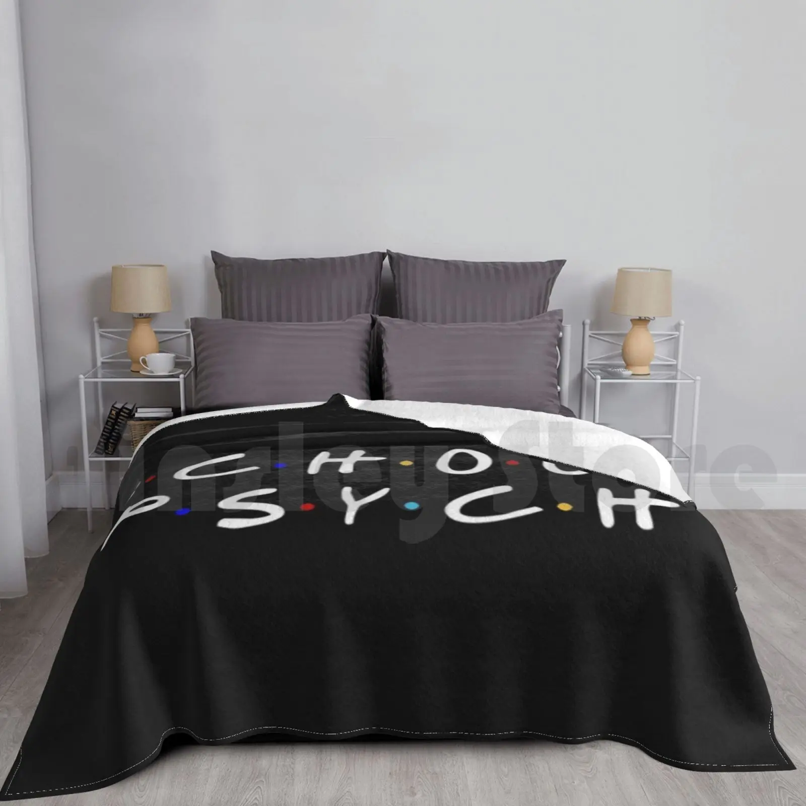 School Psychologist Blanket Fashion Custom School Psychologist Psyched Bcba Aba School Psych