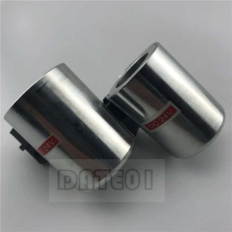 Excavator Accessories Solenoid Valve Coil Diameter 19mm Height 50mm 24v 12v Socket Type