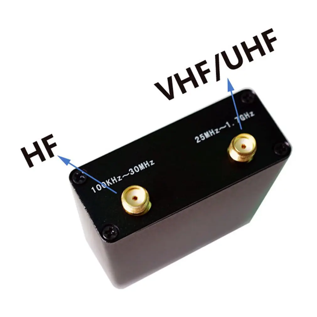 شحن مجاني هام راديو استقبال 100 كيلو هرتز-1.7 جيجا هرتز كامل الفرقة UV RTL-SDR USB موالف استقبال