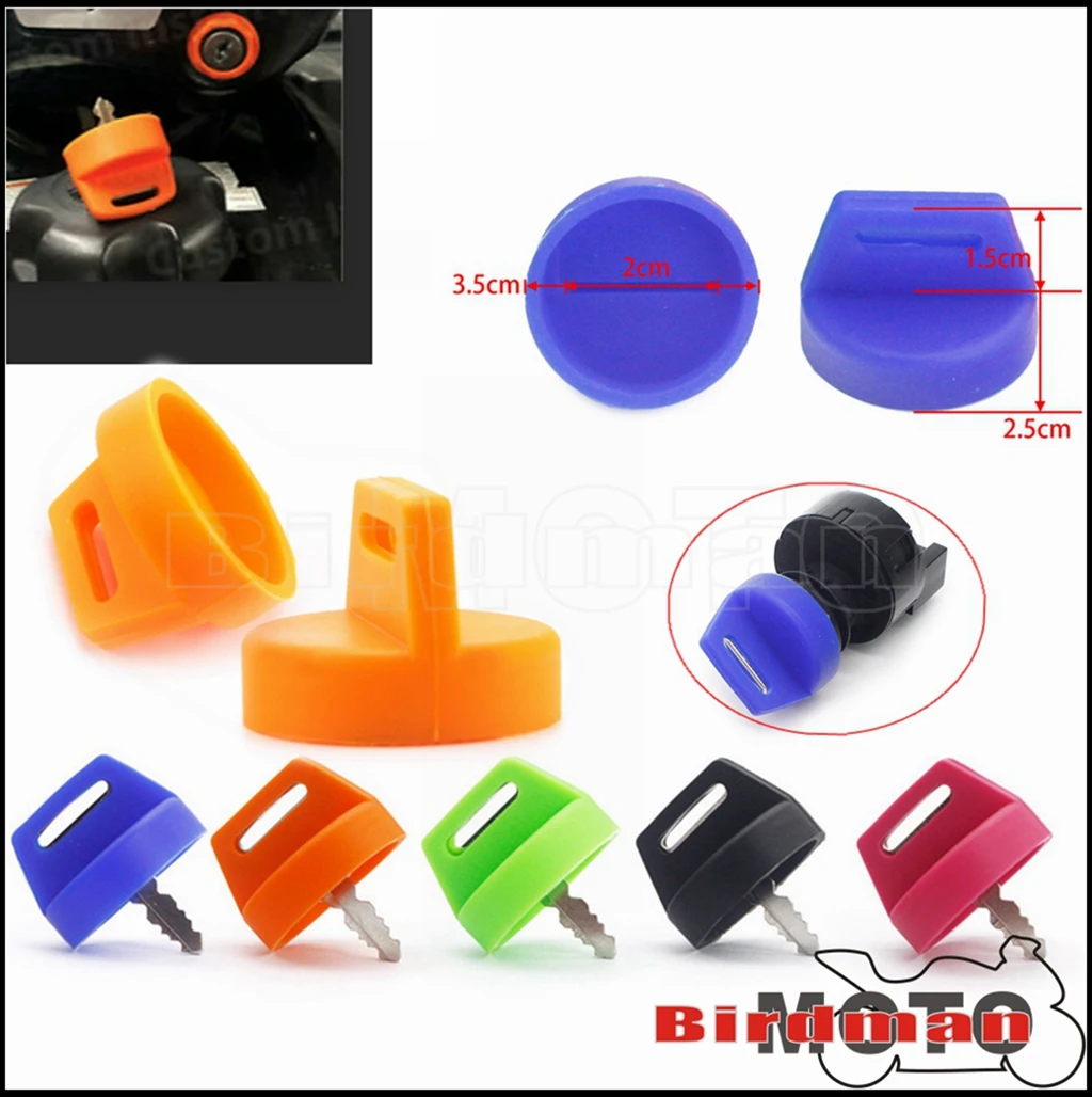 9Colors ATV Rubber Key Covers For Polaris Quad Ranger General Sportsman ACE ATV XP RZR Scrambler Ignition Switch Key Case Shell