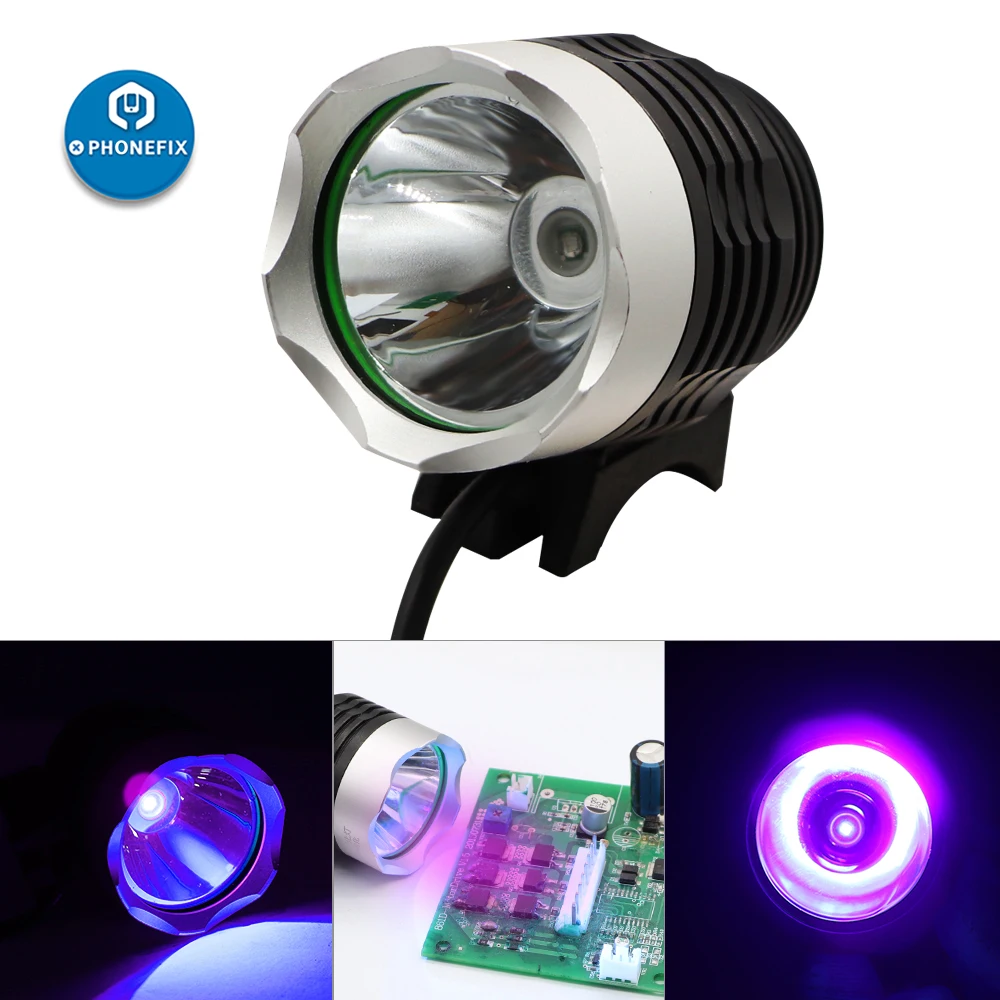 UV Flashlight Black light 5V USB UV Light Ultraviolet Blacklight PCB Circuit Board Green Oil Curing Purple Screen Refurbish Tool