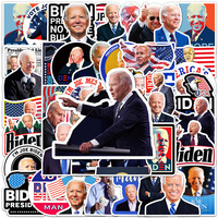 10/30/50pcs Cartoon Funny Joe Biden Harris Stickers for Laptop Guitar Luggage Skateboard Kids Sticker Decals DIY Graffiti Toy