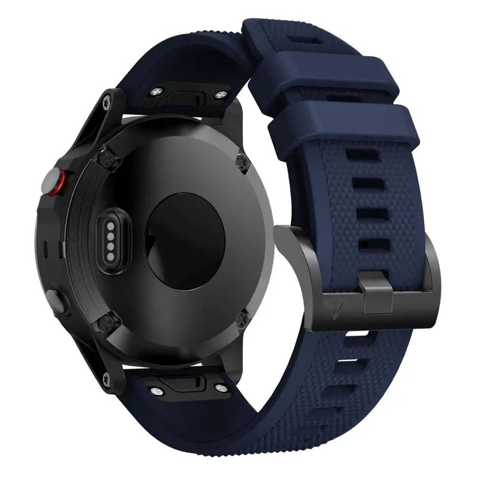 Correa de silicona para reloj Garmin Fenix 5 /5Plus/6/6Pro/Forerunner 935 945, pulsera inteligente de liberación rápida de 22mm