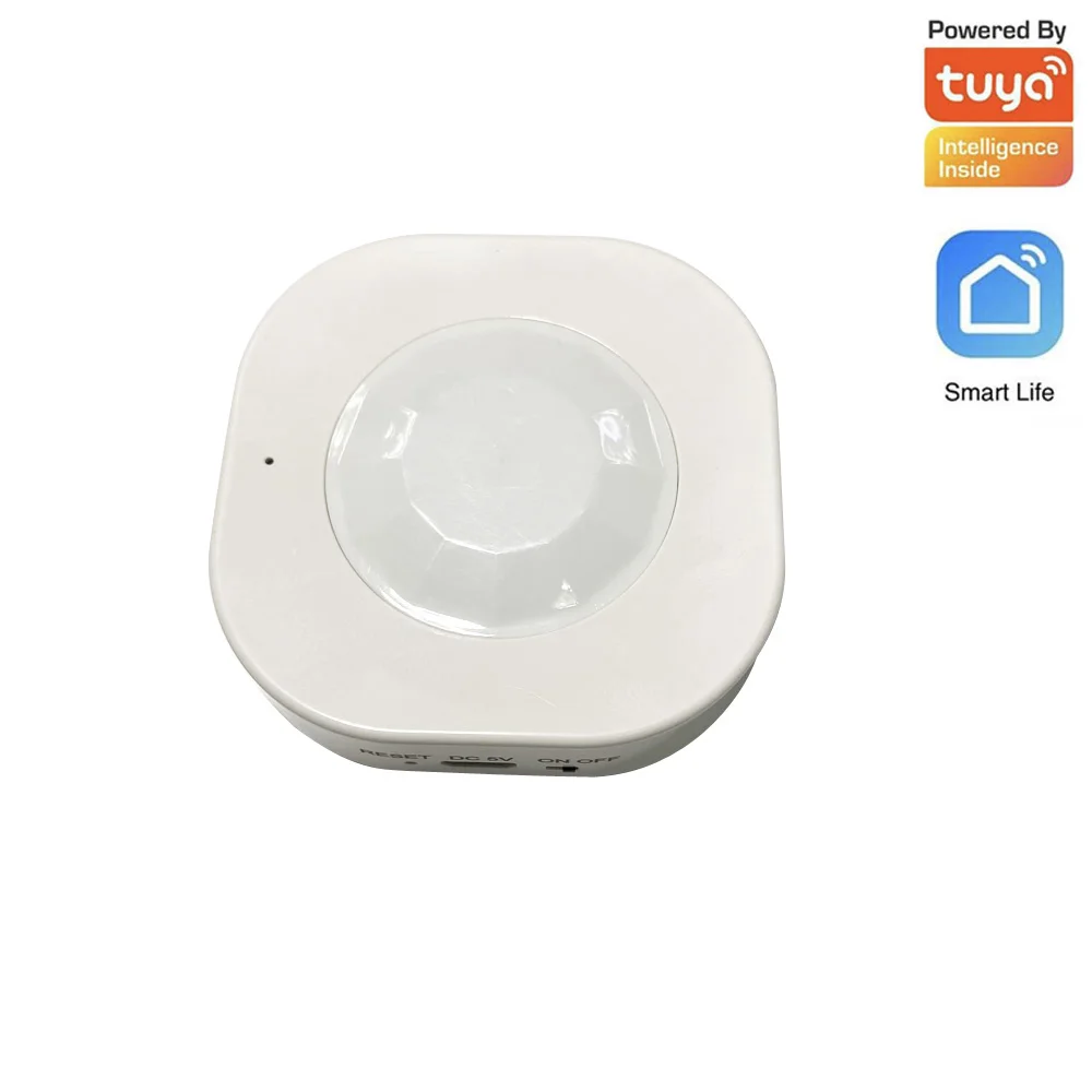 Tuya Wireless WIFI PIR Motion Sensor Standalone Ceiling Infrared Alarm Detector Security Body Movement Sensor Recharge Battery