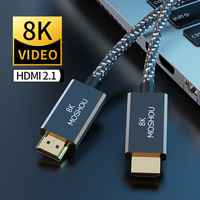 MOSHOU HDMI 2.1 Cable 8K 60Hz 4K 120Hz 48Gbps ARC eARC HDR Video Cord for Amplifier TV PS4 PS5 NS Projector High Definition