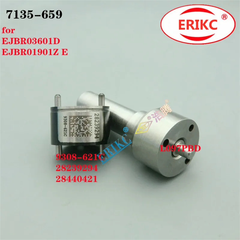 

ERIKC L097PBD сопло 9308-618C регулирующий клапан 7135-659 Авто топливный инжектор капитальный комплект для EJBR02301Z EJBR03601D EJBR01901Z E