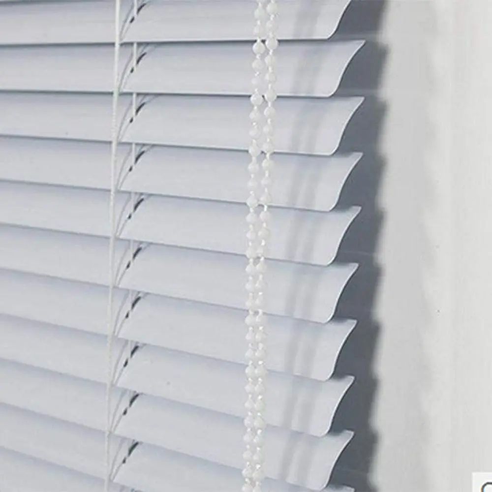 50M Roller and Roman Shade Blind Beaded Chain Cord White Plastic Roller Curtain Bead Rope Blind Beaded Cord for Roller Blind