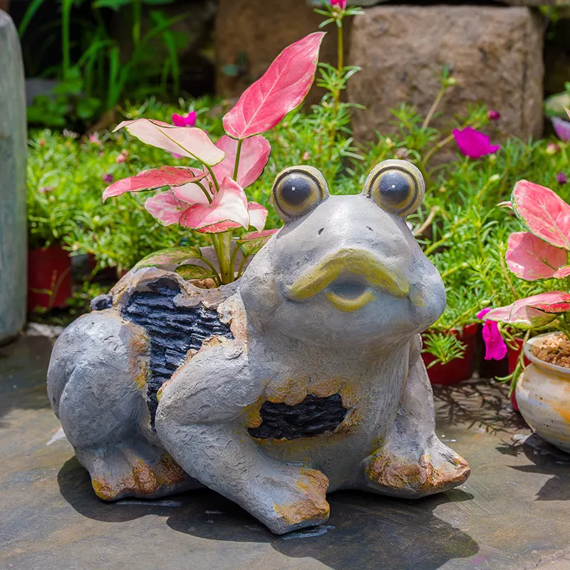 

Outdoor Gardening Simulation Animal Creative Resin Turtle Shoe Flower Pot Ornaments Courtyard Villa Furnishing Decoration Crafts