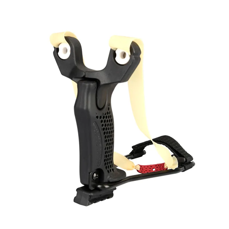 강력한 새총 전투 사냥 무거운 새총 손목 손잡이 Slingshots 전문 슬링 샷 рогатеа toy sports