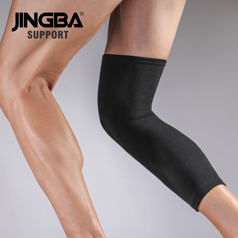 JINGBA SUPPORT volleyball knee pads brace support basketball Elastic Nylon Compression Lengthen warmth knee protector rodillera