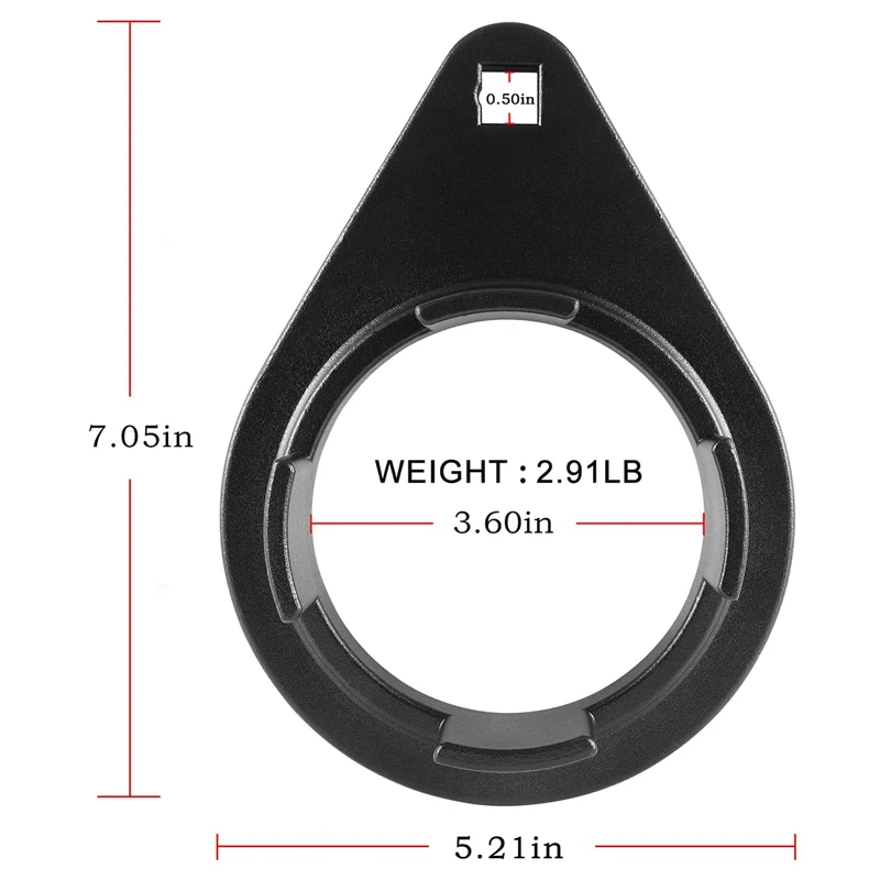 Marine Bearing Retainer Nut Installer & Remover Wrench Set Replaces 805374-1 91-8053741 for Mercruiser Bravo 3 Drives