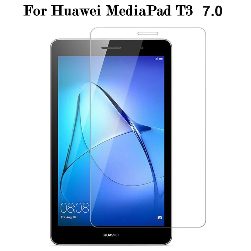 

2PCS 9H Screen Protector for Huawei Mediapad T3 3G/4G 7.0 Tempered Glass Case For Huawei T3 7 inch WIFI Screen Protective Film