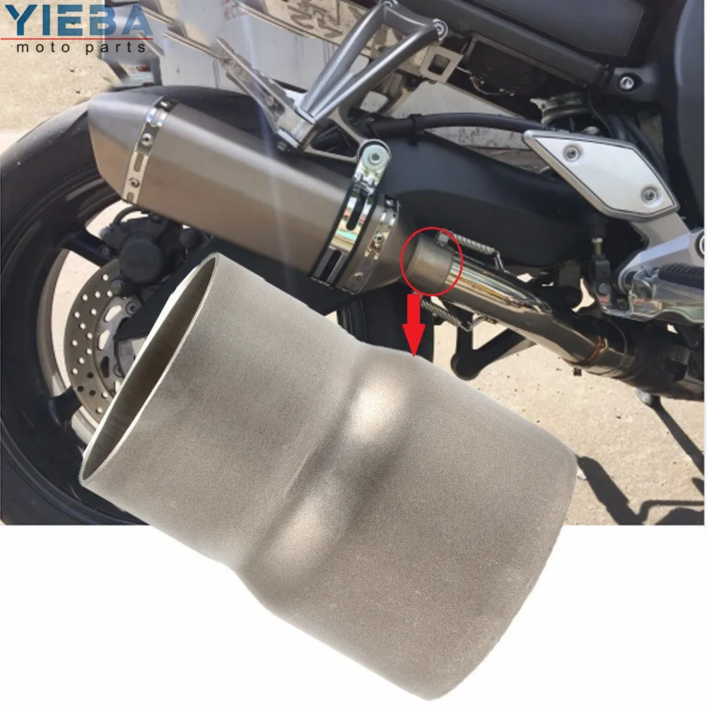 1PC Escape Motorcycle Exhaust Pipe Connector Slip on 61-51MM For Suzuki GSXR GSX-R 600 750 1000 K1 K2 K3 K4 K5 K6 K7 K8 K9 2018