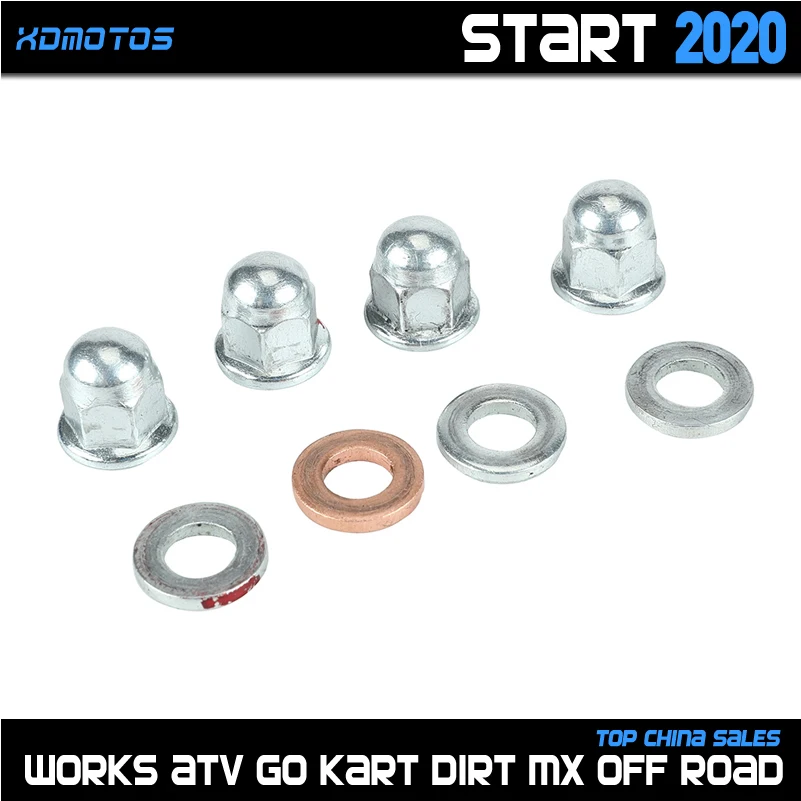 125cc Motorcycle Cylinder Head Studs Bolts Screw For Lifan 125 LF125 LF1P52FMI Horizontal Engine KAYO Apollo SSR SDG BSE