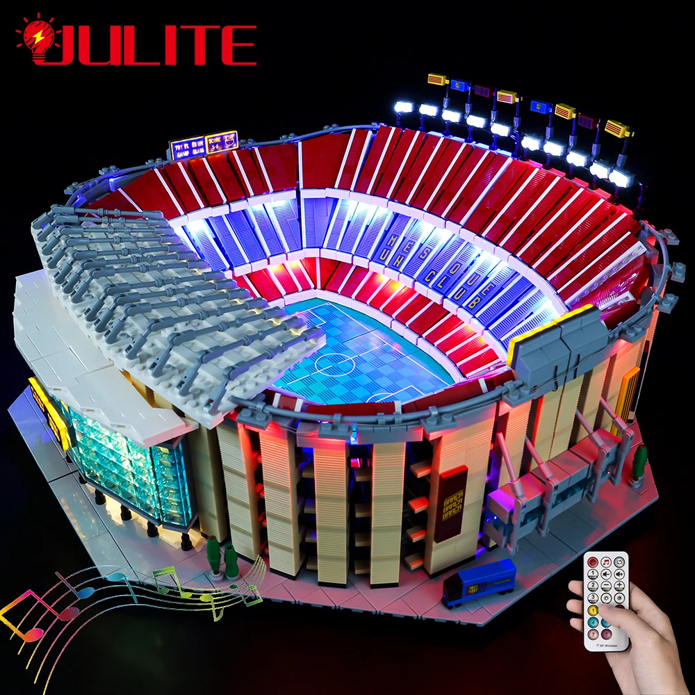 LED Light Kit For Creator 10284 Stadium Camp Nou – FC Barcelona Building Blocks DIY Toys Set (Not Included Building Blocks)