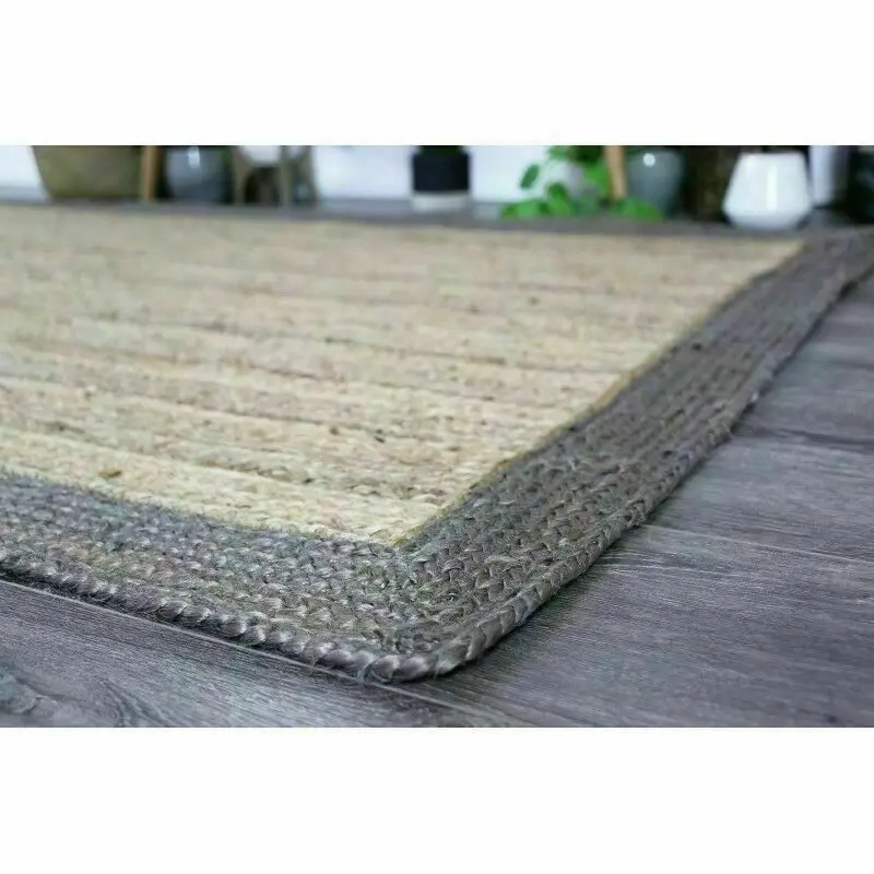 

Carpet 100% Natural Jute Rectangular Hand-woven Rug 2021 Best-selling Country Rural Style Bedroom Decoration Large Carpet