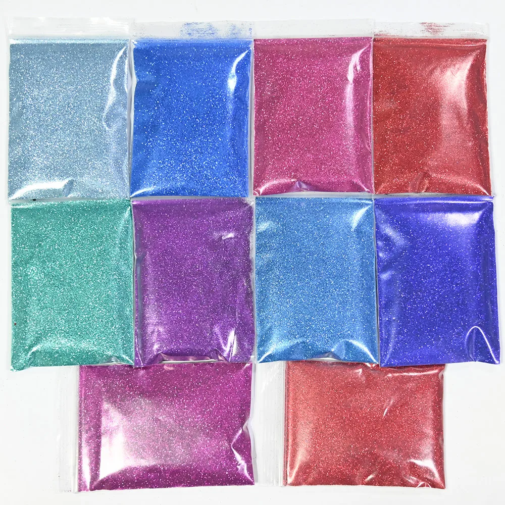 0.2 1/128 Multi-color Holographic Mirror Glitter for Nail Art,(Extra Fine Glitter), 50 Grams Holo Ultra Fine Nail Glitter Powder