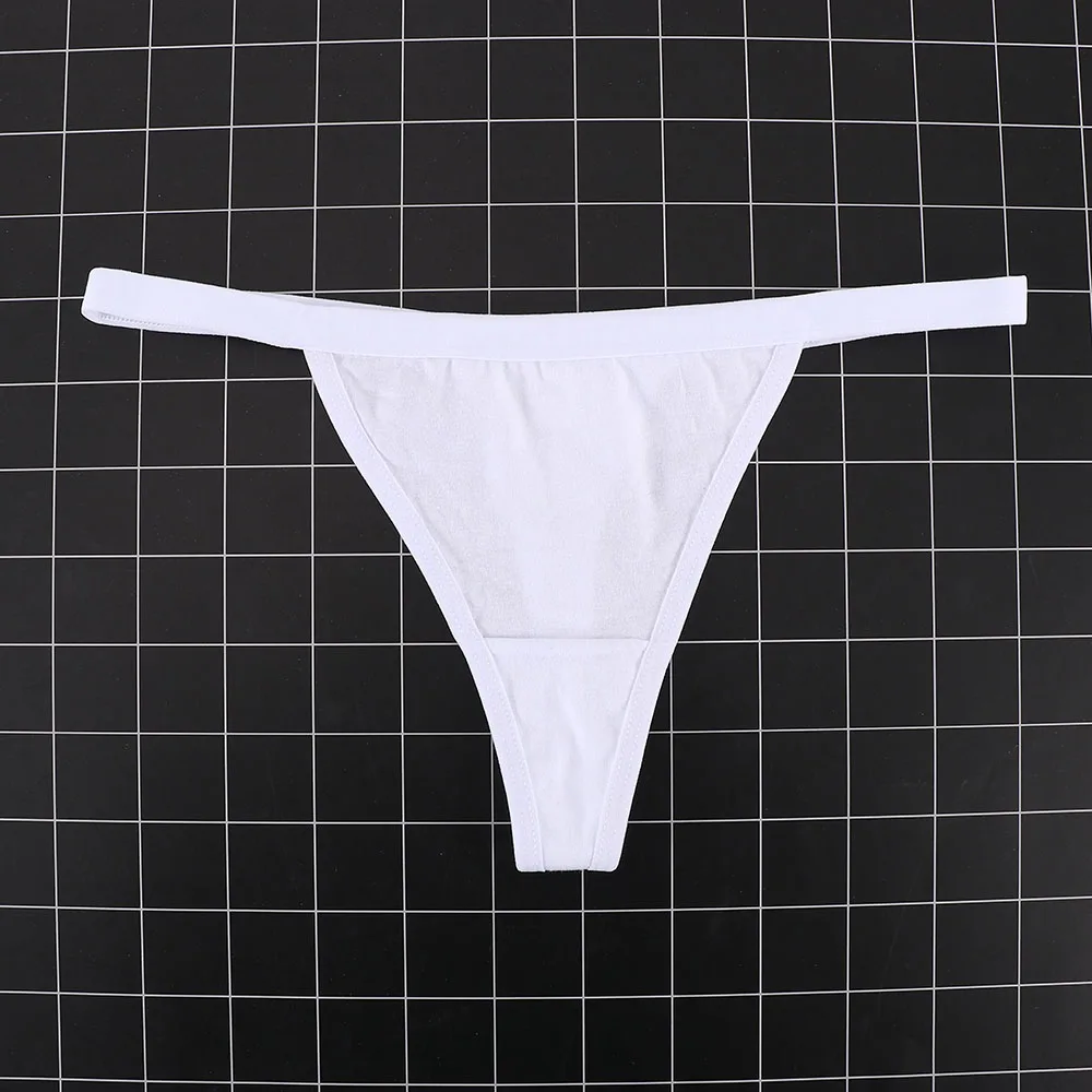 Hot Sale Sexy Women Cotton G String Thongs Low Waist Sexy Panties Ladies\' Seamless Underwear Black Red White Skin Erotic Panty