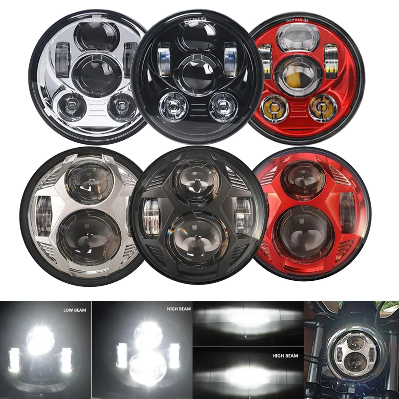 Faro LED para motocicleta de 5,75 \