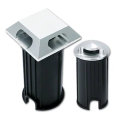 Luz LED subterránea impermeable para exteriores, Lámpara empotrada para césped, jardín, campo, Villa, paisaje cuadrado, 12V, 1W3W, 220V, IP67