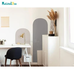 Double Arch Living Room Bedroom Abstract Art Decal Boho Interior Minimalist Removable Vinyl Wall Sticker Mural BD729