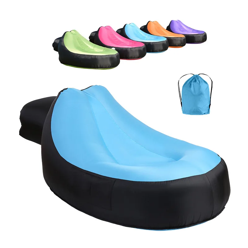 Beach Lounge Chair Outdoor Lazy Inflatable Sofa Indoor Portable Inflatable Bed Camping Pad  Camping Equipment Sillon De Playa