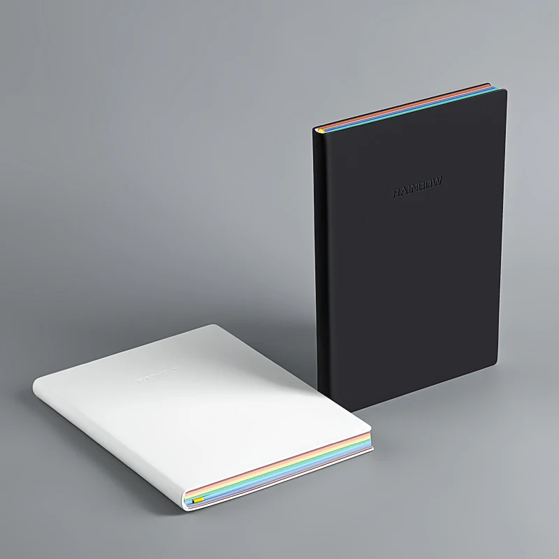 Kintrees-دفتر جلدي A5 بسيط ، سميك ، رائع ، للطلاب الجامعيين