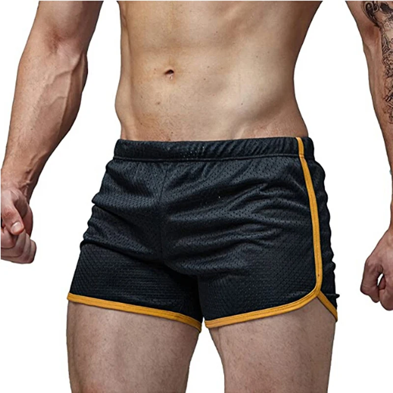 Pantalones cortos deportivos para correr para hombre, bañadores de secado rápido, para gimnasio, fútbol, ropa de playa transpirable, verano 2020