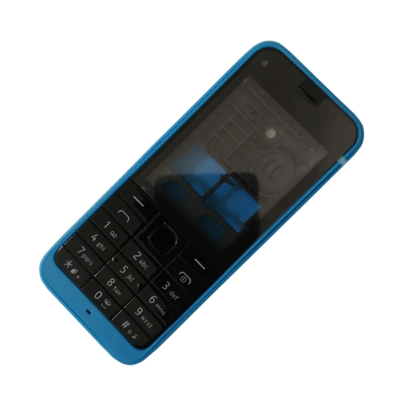 New Plastic Full Housing For Nokia 220 Front Frame+Middle Frame+Back Cover+Keypad With Logo