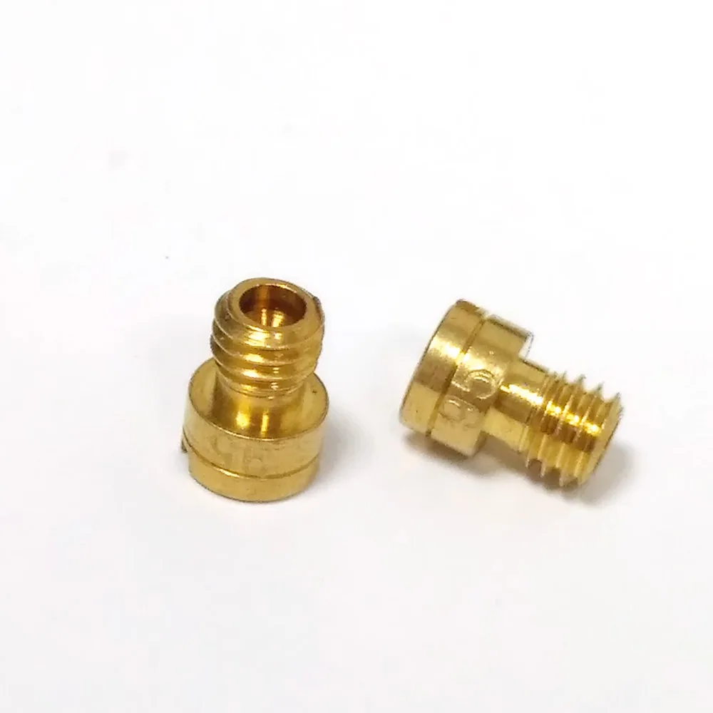 Motorcycle Carb 4mm Thread M4 Round Main Jet Size 60-110 For Mikuni Kenhin Carburetor Gy6 139qmb 50cc Injector Nozzle