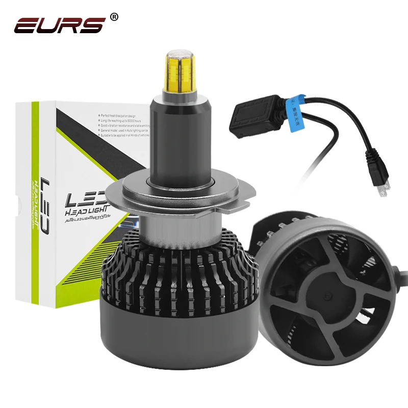 

EURS 6 Sides H4 H7 LED Light H1 H8 H9 H11 9005 HB3 9006 HB4 LED Car Headlight Bulbs D1S D2S D3S D4S Auto Headlamp Fog Light 12V