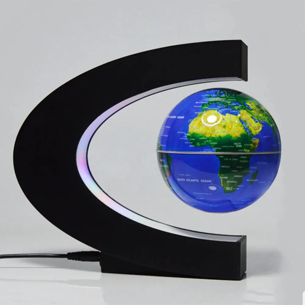 1 Pcs Anti-Gravity Maglev Globe เครื่องประดับ Perpetual Motion Office เดสก์ท็อปของเล่นตกแต่ง Figurines เครื่องมืออุปกรณ์เสริม