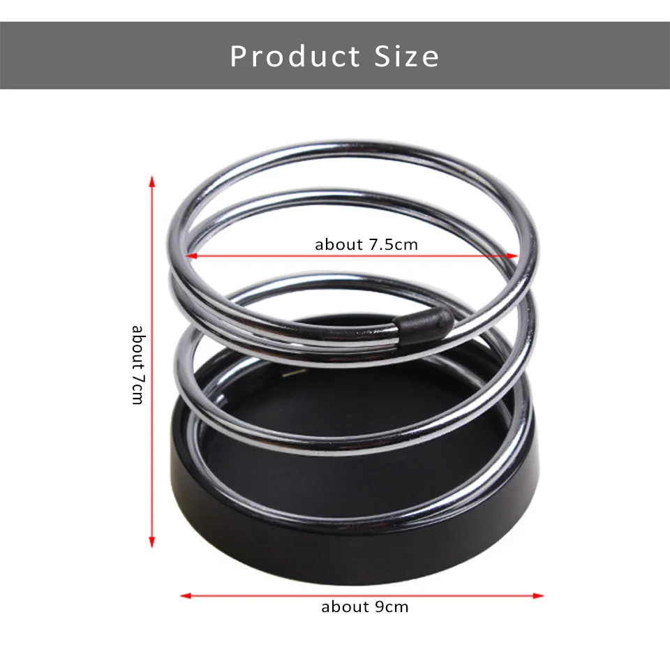 Car spring cup holder vehicle dashboard beverage stand ashtray holder water cup holder auto interior supplies