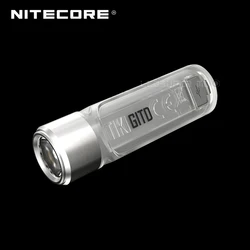 Glow-in-the-dark Nitecore TIKI GITD Mini portachiavi futuristico con luce UV ausiliaria e luce bianca ad alta CRI