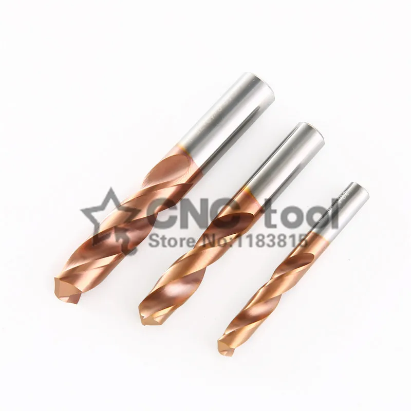 1.0mm-5.0mm x60 powłoka ze stopu węglika wiertła stal wolframowa Super twarde stal Twist Bit prosty uchwyt solidne wiertło monolityczne