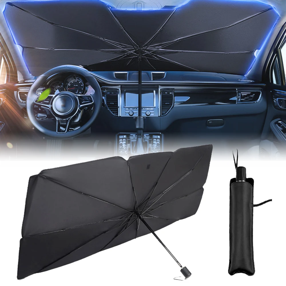 

Foldable Car Windshield Sunshade Umbrella Type Sun Shade Car Window Sun Protection Heat Insulation Cloth for Car Front Shading