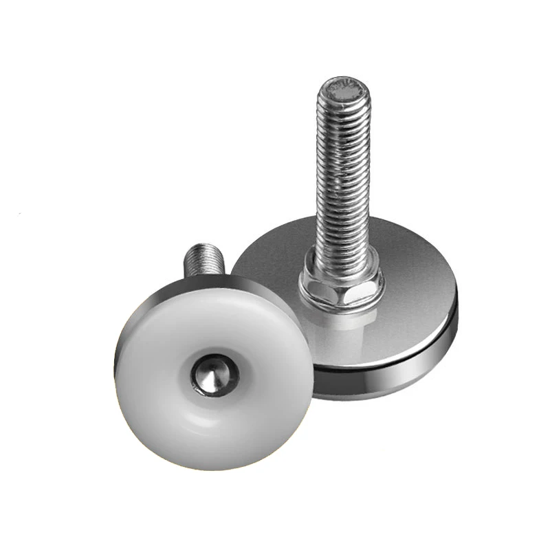 Stainless steel Adjustable Furniture Feet Nylon Base Levelers, for Sofa, Table, Chair, Cabinet, Workbench of Leveling feet