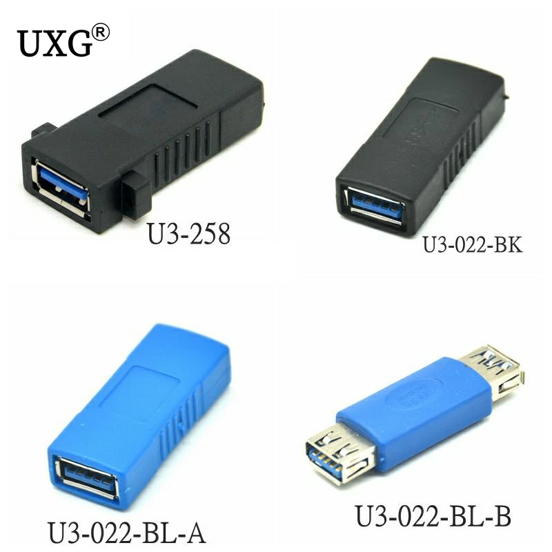 Usb 3.0ประเภท A หญิงหญิง Coupler เพศ Changer Usb Connector Adapter เหมาะสำหรับคอมพิวเตอร์โทรศัพท์ # p30