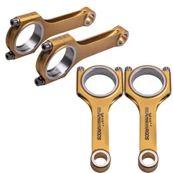 Titanized Connecting Rods for Mitsubishi 4B11 4B11T 2.0L engine 5.874