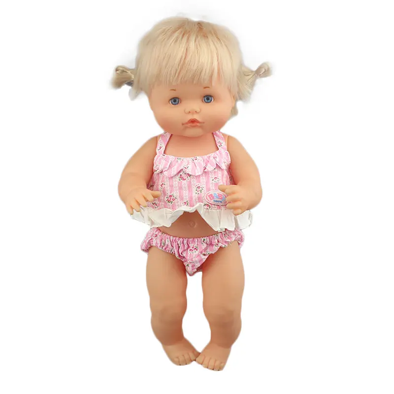 2023 nuevo encantador Bikini para muñeca Nenuco de 42 cm, ropa para muñeca bebé de 17 pulgadas