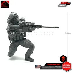 Yufan Model 1/35 Modern Us Seal Blocking Soldier Resin Model Suit Model Kit Usk-07