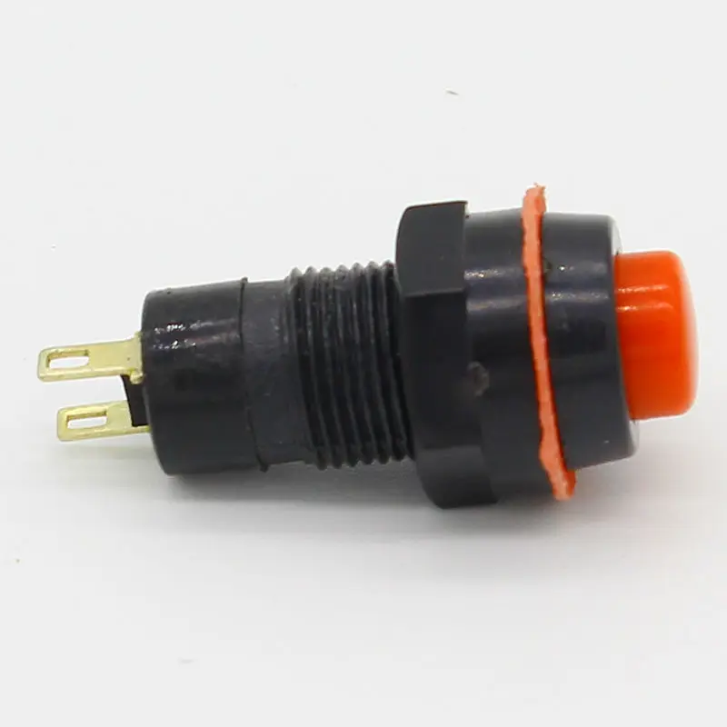 6pcs Self-locking Push Button Switch 10mm