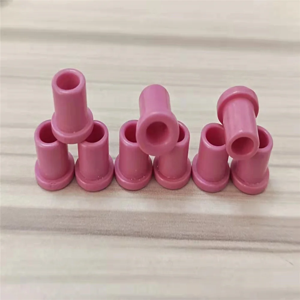 Máquina de alambre de cerámica de ojo de porcelana resistente al desgaste de alúmina 95 de 6MM, arco trenzado, accesorios textiles de cobre trenzado