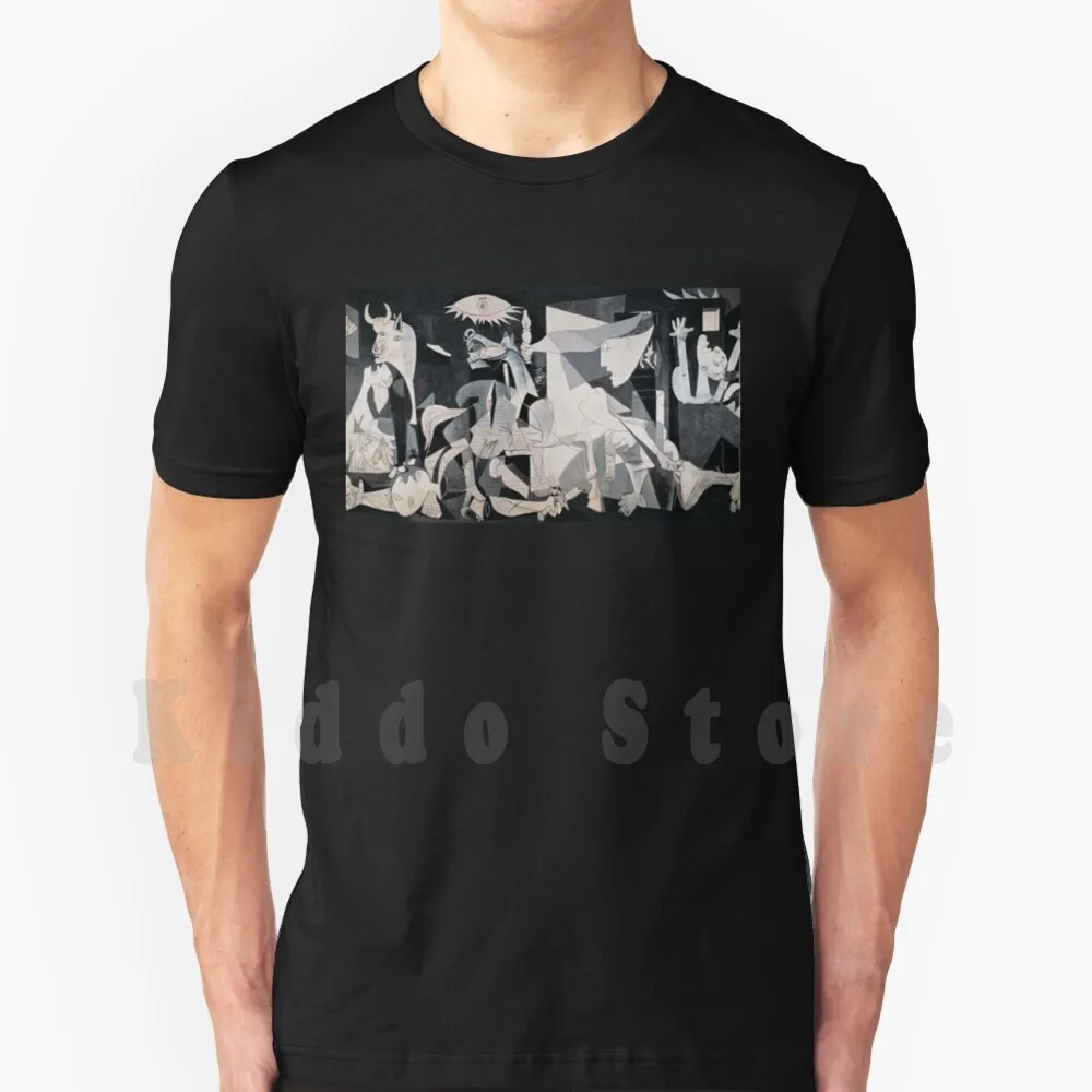 Pablo Picasso Guernica T Shirt Men Cotton Cotton S-6xl Picasso Cubism Surrealism Pablo Picasso Blue Period Picasso Art Guernica