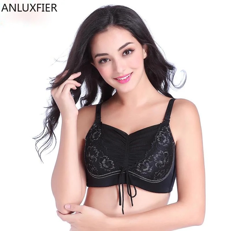 X9037 Adult Mastectomy Bra Special Price Adjustable Height Silicone Breast Prosthesis Bra Lingerie Plus Size Wire Free Bra