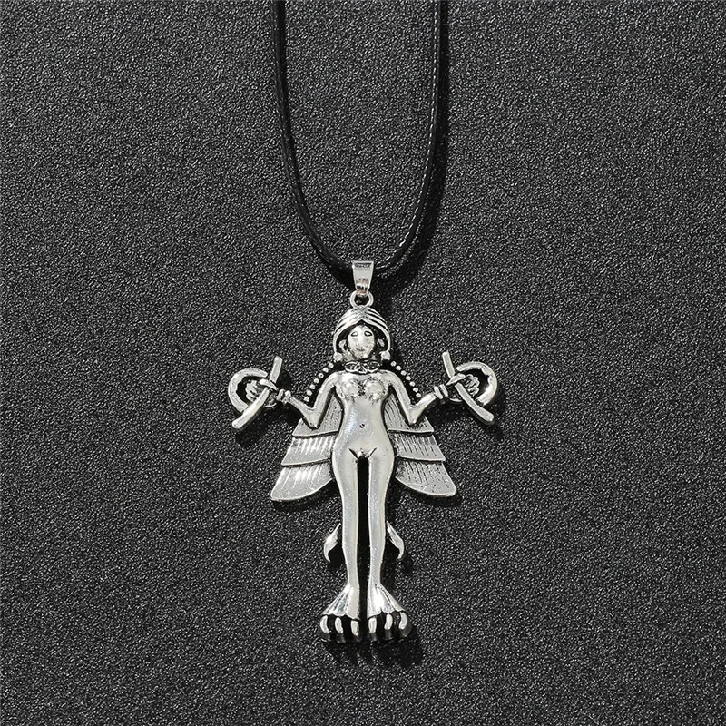 2022 Ishtar Innana Lilith Women Necklace Luciferian Satanic Amulet Pendant Necklace Demon Pendant Jewelry Gift For Girl Friends