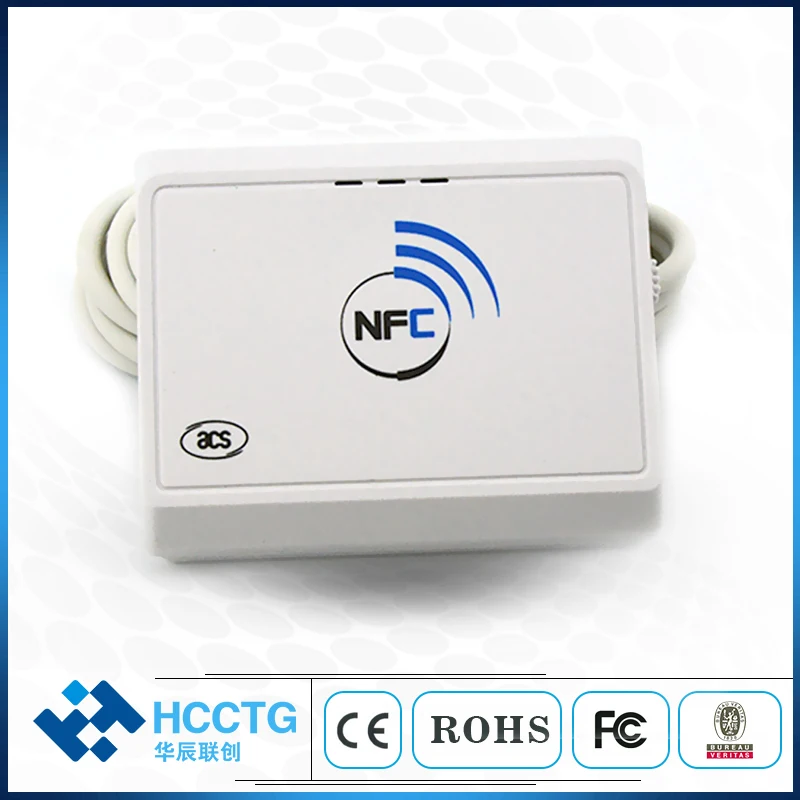 13.56 mhz contactless nfc bluetooth card skimmer/battery powered Bluetooth NFC emulator/reader--ACR1311U-N2